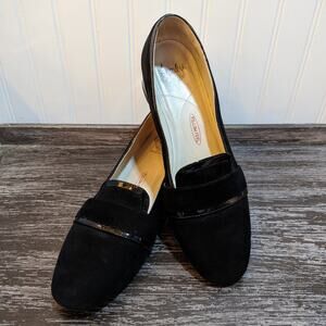 Amalfi By Rangoni Firenze Made in Italy Black Flex Dress Shoe Size 10 M
